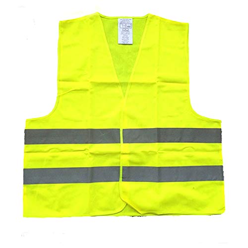 Preisvergleich Produktbild Aucheer Warnweste gelb, knitterfrei, waschbar, StandardgrößeReflektierende Weste