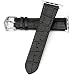 Produktbild Top Dual Layer Genuine Leather + Rubber Waterproof Sweatproof Deodorant Band Strap with Classic 316 Stainless Steel Buckle for Apple iWatch Series 3/2/1 Sport Edition (38mm, Black&Gray Line)
