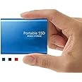 2023 External Hard Drive 2TB External Solid State Drive Portable External Hard Drives Portable External Solid State Drive USB3.1 for PC, Mac,Desktop,Chromebook(2TB Blue)