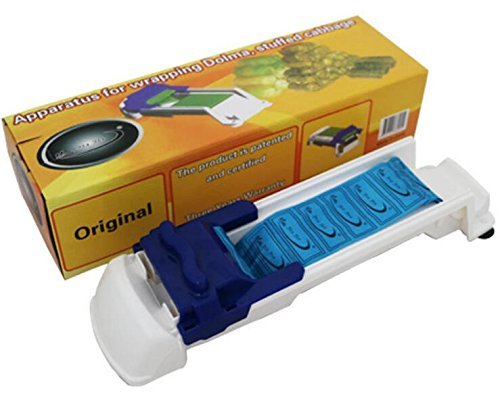 ShineVGift TM Stuffed Grape & Cabbage Rolling Machine Rolling Tool Blue Color