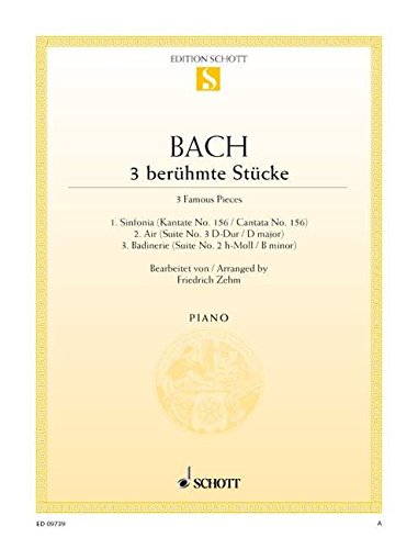 Preisvergleich Produktbild 3 berühmte Stücke: Klavier. (Edition Schott Einzelausgabe)
