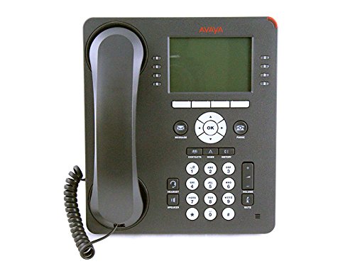 Avaya 700505424 9608G GRY Desk Phone, Black