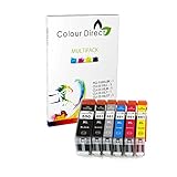 1 ans Durée de conservation 6 XL Colour Direct Compatible Encre Cartouches Remplacement pour Canon CLI-551XL / PGI-550XL Pixma MG5450 MG5550 MG5650 MG6350 MG6450 MG6600 MG6650 MX925 MX725 MG7150 MG7550 iP7250 iP7200