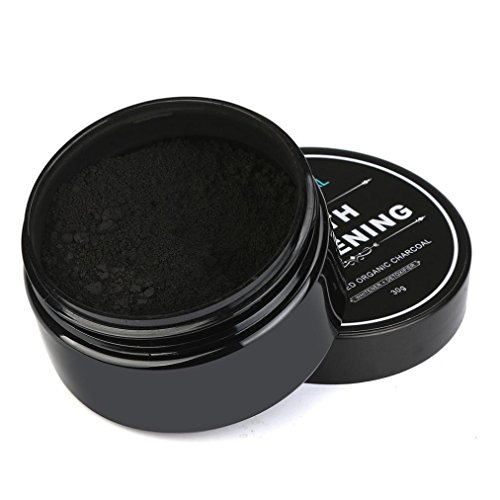 Natürliches Aktivkohle Zahnaufhellung mit Aktivkohle Pulver 30g Holeider ( activated charcoal teeth whitening ) - 9