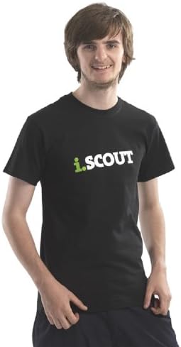 iScout Unisex Tshirt (Black, Medium)