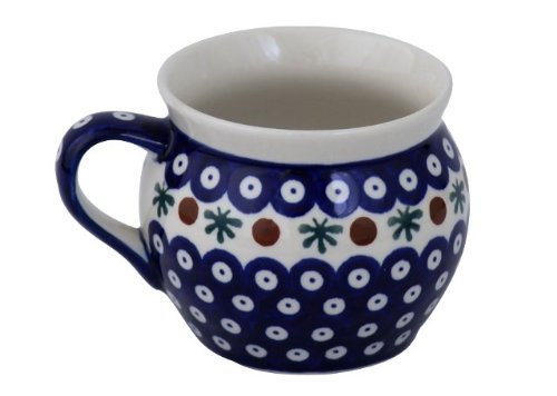 Original Bunzlauer Keramik Kugelbecher V=0,42 Liter im Dekor 41