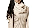 Novawo® Women's Men's Super Soft Cashmere Solid Infinity Scarf