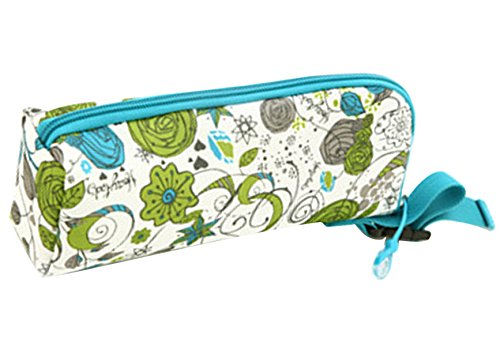 Happy Cherry Insulated Thermal Feeding Bottle Warmers Bag with Stroller hooks Blue Printing