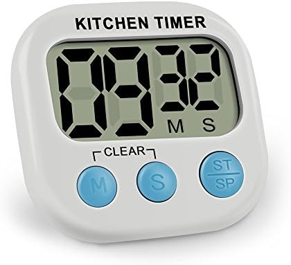 Upgraded Digital Kitchen Timer for Cooking Baking,Large LCD Display Strengthen Magnetic Backing and Retractable Stand,Volume Adjustable,Auto Shutdown