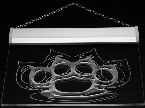 ADVPRO Multi Color i754-c Brass Knuckles Weapons Beer Bar Neon LED Sign with Remote Control, 20 Colors, 19 Dynamic Modes, Speed & Brightness Adjustable, Demo Mode, Auto Save Function