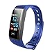 Produktbild Smart Fitness Watch, wasserdichter Fitness-Tracker mit Sleep Monitor Heart Rate Blood Oxygen Monitor, GPS Activity Tracker mit Music Player, Pedometer Watch for Women Men,Blue