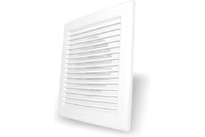DOSPEL DL/100 RWkratka wentylacyjna, zakończenie wentylacyjne, plastikowa, do łazienki, do kuchni, biała, lux