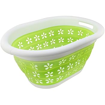 Amazon.de: Faltbarer Wäschekorb - Waschkorb klappbar - Wäschekiste Rot