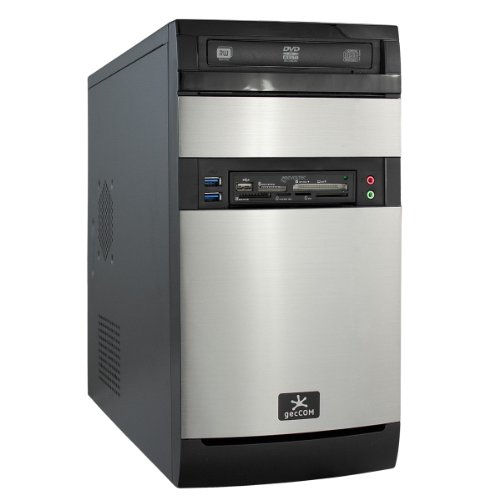 Office / Multimedia COMPUTER PC | Front USB2.0 | 300W BeQuiet 80PLUS Netzteil | Dual-Core AMD A4 X2 6320 2x3.8GHz | 128GB SSD + 1000GB SATA III Festplatte | 8GB DDR3 Arbeitsspeicher | MSI A68HM-P33 FM2+ Mainboard | AMD Grafik HD8370D mit DVI und VGA | DVD-Brenner | 5.1 Sound | Gigabit-LAN | Cardreader | Windows 10 Pro 64Bit
