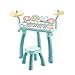 Produktbild WHTBB 24-Tasten E-Keyboard Piano mit Stehhilfe Kopfhörer & Netzteil E-Piano Baby Kleines Klavierspielzeug Kinder Keyboard Piano