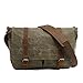 Produktbild snfgoij Herren Tasche Canvas Tasche Querschnitt Kameratasche Casual Umhängetasche Batik Mit Crazy Horse Leder Tasche SLR Wasserdichte Fototasche,Green-OneSize