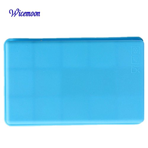 wicemoon Ice Tablett umweltverträglich quadratisch Ice Lattice DIY 15 ladeanschlussdeckel Raster von ICE aus Silikagel Modell blau - 8