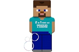 Minecraft Steve duschgel och schampo 2D 400 ml