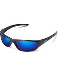 Duduma Gafas de Sol Deportivas Polarizadas Para Hombre Perfectas Para Esquiar Golf Correr Ciclismo TR8116 Súper Liviana Para Hombre y Para Mujer