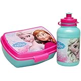 	Frozen El Reino del Hielo Set de Regalo Cantimplora & Fiambrera Box Anna & Elsa	