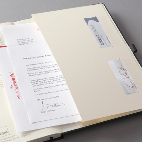 Sigel CO115 Notizbuch A4+, kariert, Hardcover, schwarz, CONCEPTUM – weitere Modelle - 7