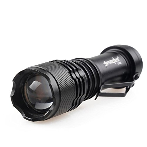 Holeider Taschenlampe Super Hell 2000LM Q5 3 Modi ZOOMBAR Lampe - 7