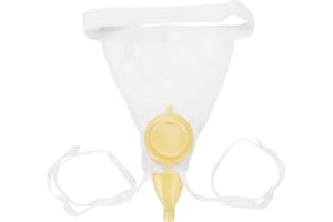 QINLORGO Urinal for Men Spill Proof - Silicone Urine Bag Spill Proof Collector Catheter Aid Pee Holder for Urinary Incontinence