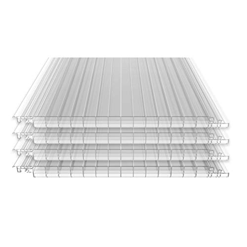 Preisvergleich Produktbild Stegplatten + Befestigung / Terrassendach Haiti / Polycarbonat / 16 mm