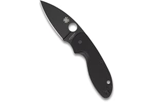 Spyderco C216GPBBK EFFICIENT Knife, Black, 10.5 cm