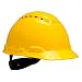 Produktbild 3M H700CY Schutzhelm mit Pinlock und Kunststoffschweißband, H700-Serie, belüftet, Gelb