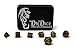Produktbild Metallic Dragon - Solid Metal Poly Dice Set By DnDice - Available in Gold, Silver, Copper with Dragon Insignia Presentation Tin (Bone Metallic Dragon Gold)
