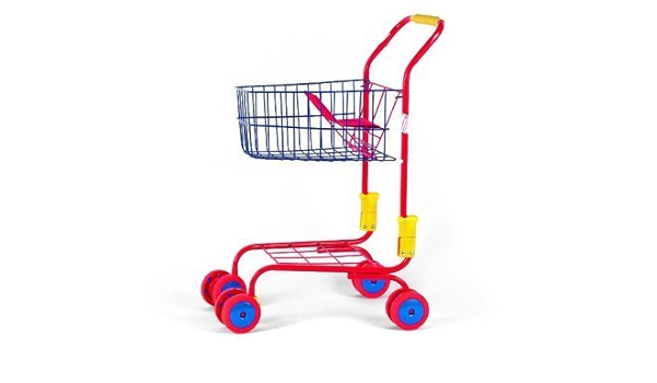Toy shopping trolley with doll seat Clearance