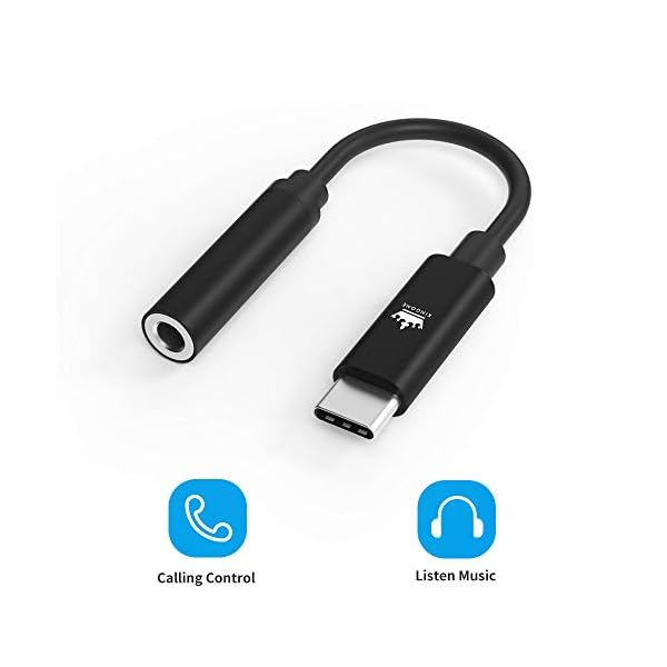 KINGONE Typ C auf Aux Adapter USB C zu 3.5 mm Kopfhörer Jack AUX Audio Adapter kompatibel mit Huawei P30 Pro/ P20 Pro/ P20/ Mate 20 Pro/Google Pixel 3 XL/Pixel 2 XL/Moto Z/HTC U11