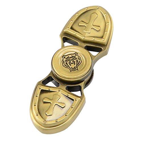 ELECPLAY EDC Fidget Spinner High Speed Stainless Steel Bearing ADHD Focus Anxiety Relief Toys- Finger Gyro (Gold) ELECPLAY EDC Fidget Spinner High Speed Stainless Steel Bearing ADHD Focus Anxiety Relief Toys- Finger Gyro (Gold)