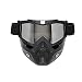 Produktbild Motorrad abnehmbare Gesichtsmaske Brille Radfahren Bike Skibrille windundurchlässiges Motorrad Gesichts-Schutz Snowboard Brillen Regard