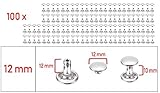 rvs nieten 12mm LIEFERUMFANG: Die Doublecap Nieten kommen in Ihrer Wunschoptik innerhalb paar Tagen.