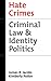Hate Crimes: Criminal Law and Identity Politics (Studies in Crime and Public Policy) by James B. Jacobs, Kimberly Potter