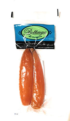 Bottarga di Muggine tradizionale in baffe - Uova di Cefalo in baffe di Sarda Affumicati 40/70 g