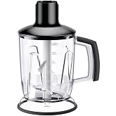 Braun - Accesorio Batidora de 1,25 L para MultiQuick 5, 7 y 9 Negro | Accesorio para Batidora de Mano, Picadora y Batidora, F
