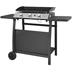 Happy Garden Plancha au gaz SÉVILLE - 3 brûleurs 7,5kW + Chariot