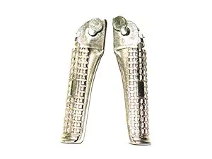 Zimba Rear Footrest for Vespa Piaggio (Silver) - Set of 2