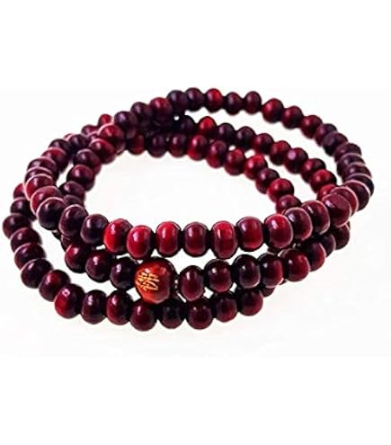 PH Pandahall 7 chakra 108 mala Collana con Perle, Collana con Bracciale Avvolgente con Perline Da 8 mm, Collana con Pendente Albero Della Vita In Pietra Naturale Mista Da 103.8cm con Catena