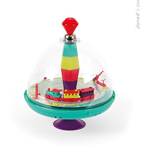 Janod Musical Train Spinning Top