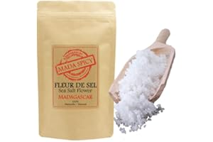 MADA SPICY Sal Fiore di Madagascar (fleur de sel) 1000g. Primissima qualità. Bustina richiudibile.