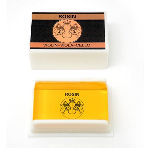 Punk Colophane naturelle transparente, adaptée pour violon, alto, violoncelle et autres instruments à cordes. Oblong shaped Box Package(Transparent Yellow)