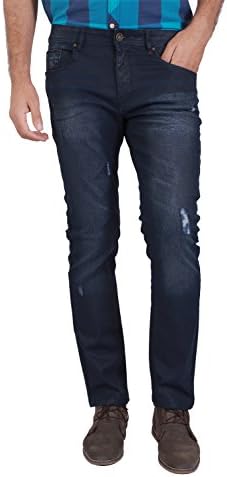 Ticket Jeans Men’s TJ 105 Slim Straight Fit Designer Stretch Jeans