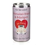 City Secco in der Dose - Just Married - mit Wunschnamen 200...