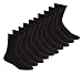 Produktbild Metzuyan Herren-Sport-Socken, Baumwolle, 10 Paar Gr. 39-45, schwarz