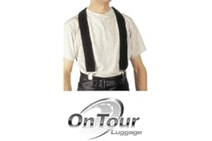 OnTour Motorcycle Universal Heavy Duty 2" Braces Black