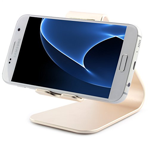 Universal Aluminium Smartphone Handy Tablet Ständer Alu Handy Halter Samsung, Nokia , Apple, HTC und viel mehr … ScorpioCover Variante 2 gold - 2